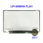 Çin LVDS 40 Pin 14 Inç HD LCD Ekran Lp140wh8 Tla1 1366x768 LG Laptop Için şirket
